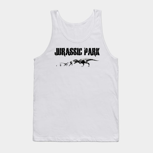 Evolution of Jurassic Park Tank Top by edgarascensao